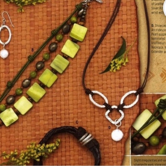 SILPADA Mother of Pearl Bracelet RETIRED Green - Picture 5 of 8